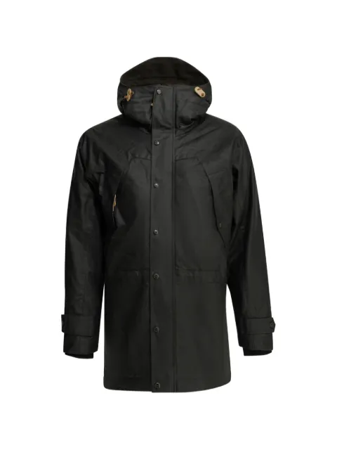Ceccarelli hooded cotton coat Black 7013WXBLACK