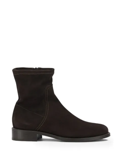 Maretto suede ankle boots Brown 2308CAMOSCIOTMORO79