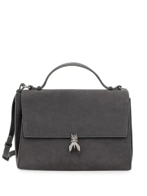 Patrizia Pepe Fly logo-plaque tote bag Grey 8B0173L152S774