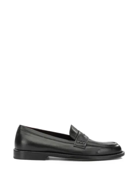 Pomme D´Or leather penny-slot loafers Black 1311AGLOVENERO