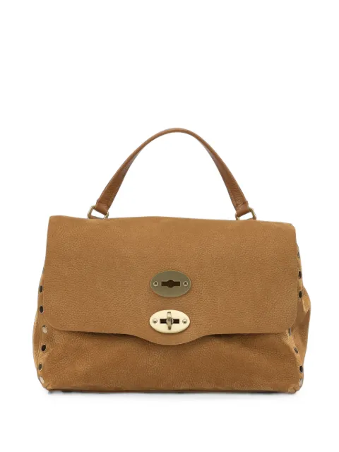 Zanellato Postina stud-embellished tote bag Brown POSTINAJONESNABUKS0680900070000Z0250