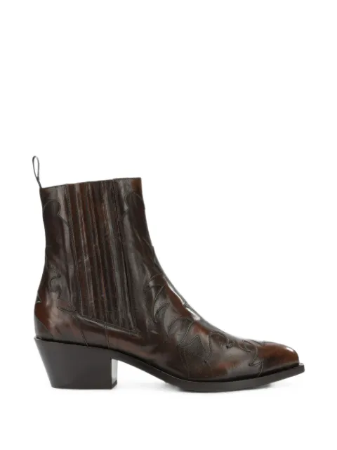 Sartore Postiano panelled boots Brown SR3645