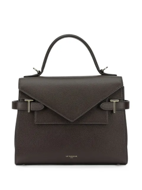 Le Tanneur medium Emilie pebbled tote bag Brown TEMI1014M08