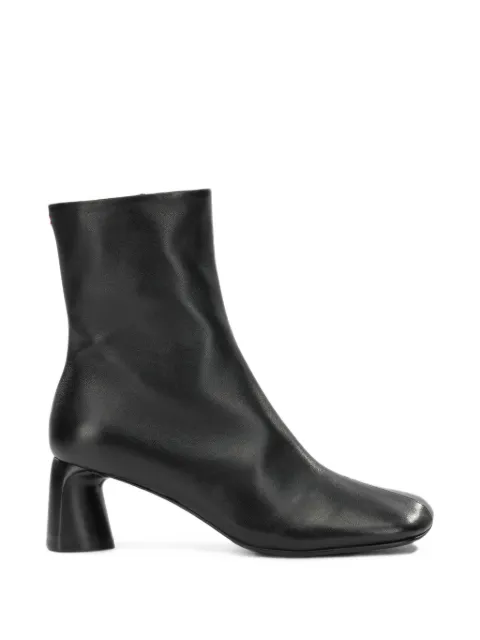 Halmanera side-zip leather ankle boots Black CAMI16BARONNERO