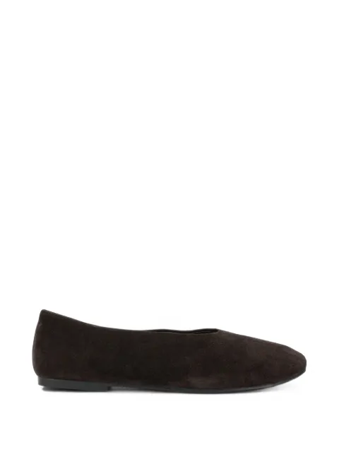 strategia shoes suede ballet flats Brown A6193X