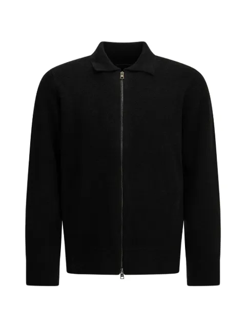 Tagliatore zip-up collared cardigan Black KEIDAIPWI2614NERO