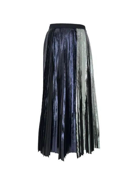 Proenza Schouler pleated metallic skirt Black RFCPUGBCL779633W