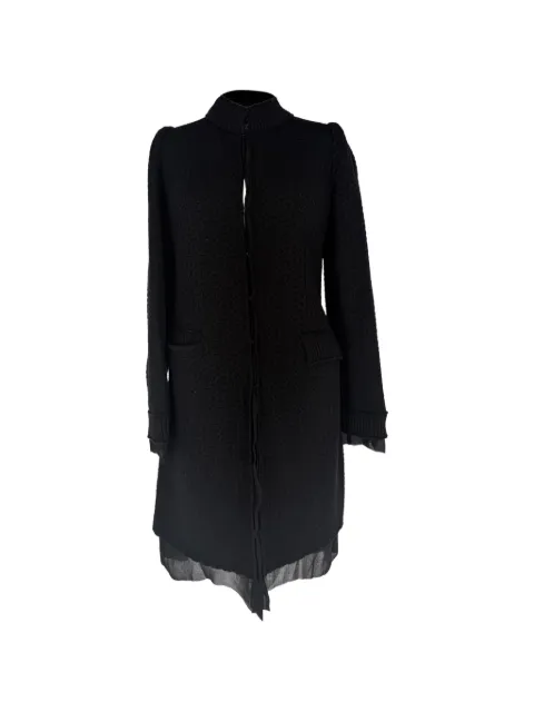 Dolce & Gabbana Pre-Owned Knitted mock-neck midi dress Black RFCPUGBCL779727W