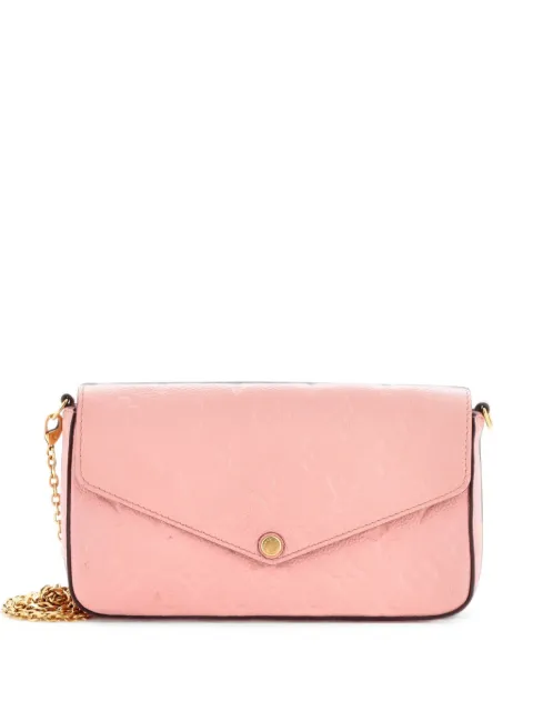 Louis Vuitton Pre-Owned Felicie Pochette Monogram Empreinte Leather crossbody bag Pink T41AWY8UPB75BRYA