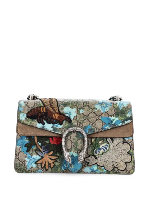Gucci Pre-Owned Dionysus Bag Embroidered Printed GG Coated Canvas Small shoulder bag Brown TBMR0IWCIHMDXT1B