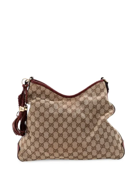 Gucci Pre-Owned Marrakech GG Canvas Medium hobo bag Brown UKI619V9S4XZH3CQ