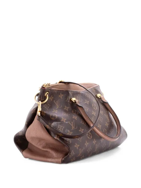 Louis Vuitton Pre-Owned Pallas Tote Monogram Canvas with Leather shoulder bag Brown FF0GO3TY1B14OVUB