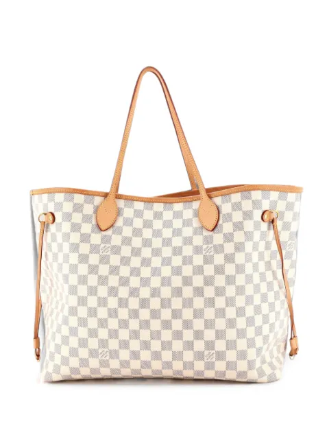 Louis Vuitton Pre-Owned Neverfull NM Damier GM tote bag White CVG7A147BKGQ1J6E