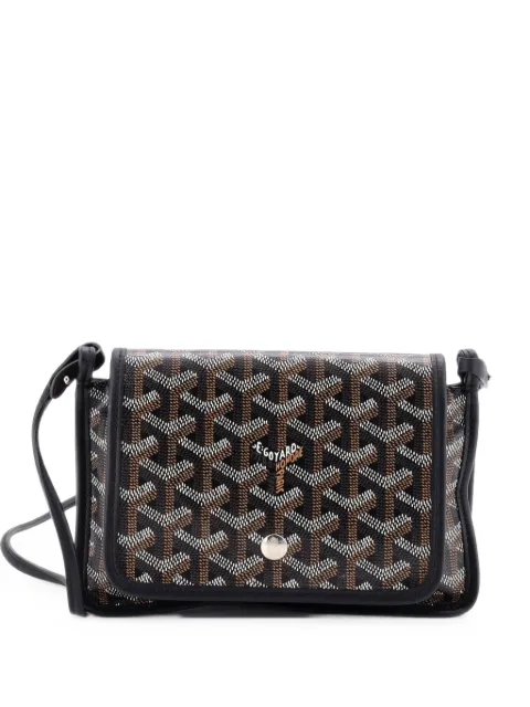 Goyard Pre-Owned Plumet Clutch Wallet Coated Canvas crossbody bag Black CXJSWBQZUHMWVORY