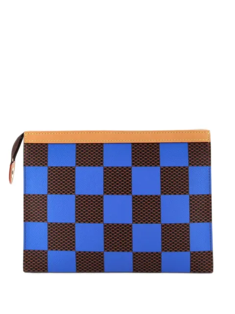 Louis Vuitton Pre-Owned Pochette Voyage Damier Pop MM clutch bag Blue D96UQGV35I70WBYM