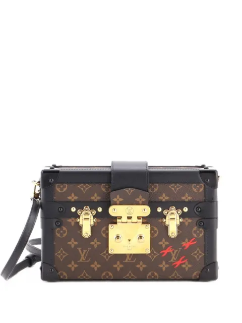 Louis Vuitton Pre-Owned Petite Malle Handbag Monogram Canvas clutch bag Brown 3JP0IU6CG4IZQ4GJ