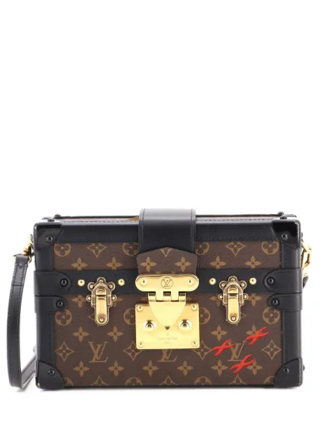 Louis Vuitton Pre-Owned Petite Malle Handbag Monogram Canvas clutch bag Brown 65VVHVXARUU8R0X9
