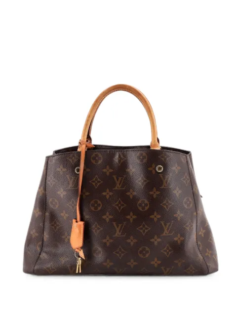Louis Vuitton Pre-Owned Montaigne Handbag Monogram Canvas MM tote bag Brown 0BKOKZGZ9JUQKB38