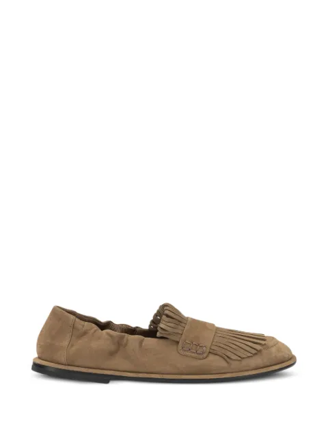 Pomme D´Or fringe-detail loafers Neutrals 1342REVERSECAMOSCIOTOFFEE