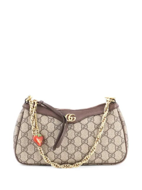 Gucci Pre-Owned Ophidia Charm Shoulder Bag GG Coated Canvas Small crossbody bag Brown L9G2BFRV0I533HEN