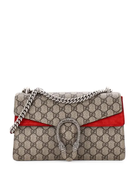 Gucci Pre-Owned Dionysus Bag GG Coated Canvas Small shoulder bag Brown L8BSADS05QUSRMVD
