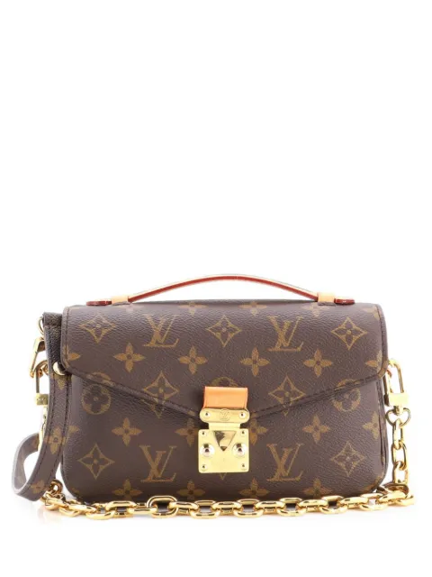 Louis Vuitton Pre-Owned Pochette Metis Monogram Canvas East West crossbody bag Brown JTTP0YWSH2L2X92M