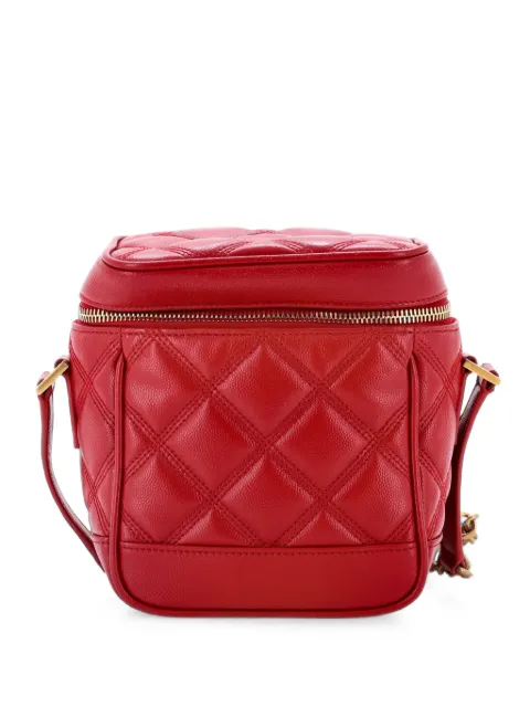 Saint Laurent Pre-Owned 80's Vanity Bag Quilted Leather crossbody bag Red JGUZQBEFNUI5BWOO