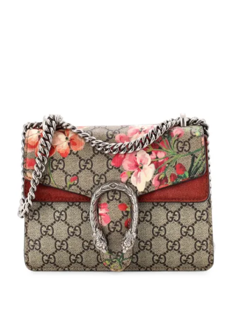 Gucci Pre-Owned Dionysus Bag Blooms Print GG Coated Canvas Mini shoulder bag Brown JIA0TIZXEYDBQSIY