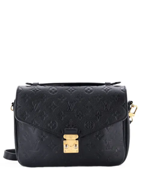 Louis Vuitton Pre-Owned Pochette Metis Monogram Empreinte Leather crossbody bag Black KUDVNKB1KGXHRQ4Q