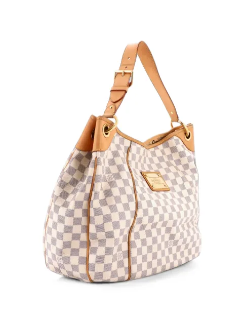 Louis Vuitton Pre-Owned Galliera Handbag Damier GM hobo bag White ZKPEVWH9UURNG1DY