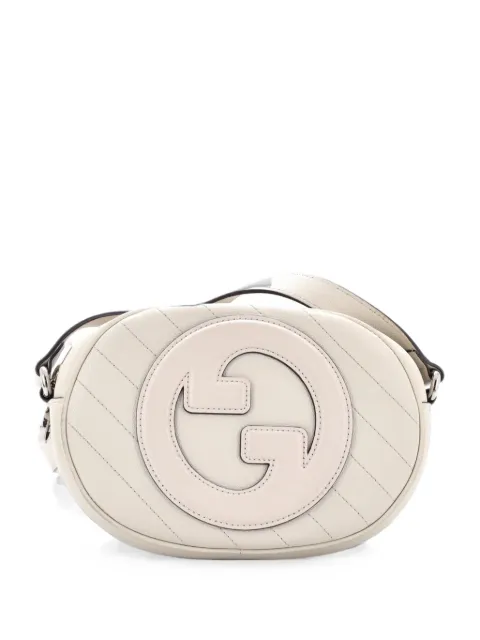 Gucci Pre-Owned Blondie NM Round Camera Bag Diagonal Quilted Leather crossbody bag White J5ZMOUOABU1BTIPD