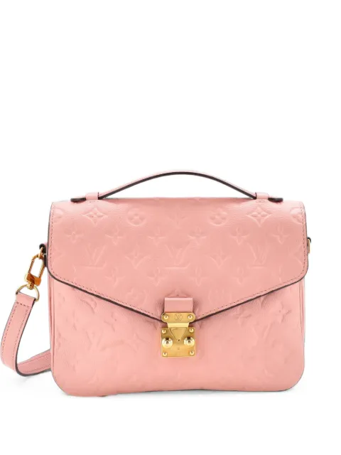 Louis Vuitton Pre-Owned Pochette Metis Monogram Empreinte Leather crossbody bag Pink XK2F38MJN8AQ7TL5
