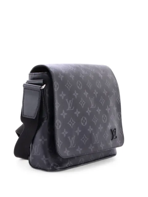 Louis Vuitton Pre-Owned District Messenger Bag Monogram Eclipse Canvas PM crossbody bag Black IA0FHRCF6XO1OQXY