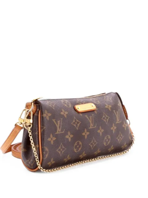 Louis Vuitton Pre-Owned Eva Handbag Monogram Canvas clutch bag Brown EB2E3TU6XNKW503L