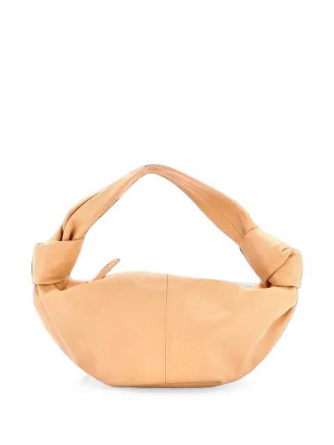 Bottega Veneta Pre-Owned Double Knot Leather Mini hobo bag Neutrals V0Z5OTDAR3X5CGP8