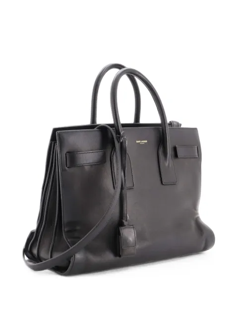 Saint Laurent Pre-Owned Sac de Jour Bag Leather Small satchel Black 9A58E5VGHH4LU8LW