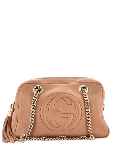 Gucci Pre-Owned Soho Chain Zip Leather Small shoulder bag Neutrals CWJILR3A456KDVYY
