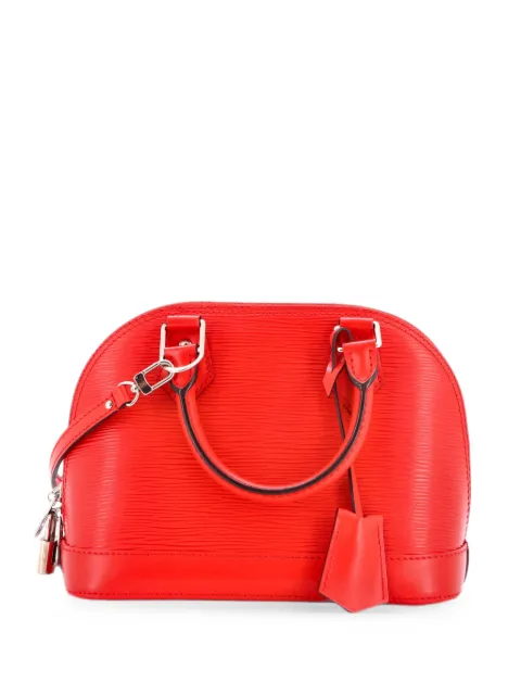 Louis Vuitton Pre-Owned Alma Handbag Epi Leather BB satchel Red B6DGGX5M1FN6TEAC