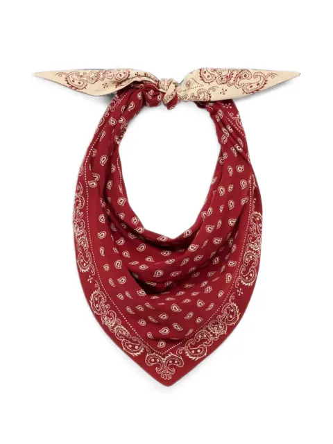 Guest In Residence The Wild Rag paisley-print bandana Red A28334AF95COTTON5SILK