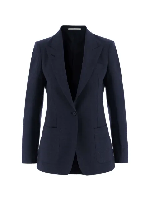 Tagliatore peak-lapel single-breasted blazer Blue JPARIGI15K