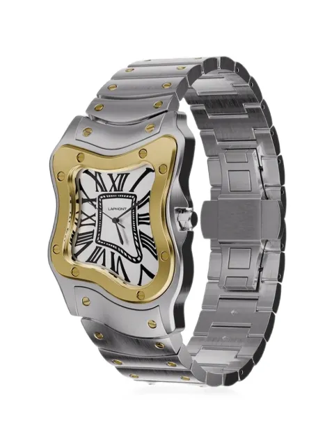 Laphont large Laurent asymmetric 50.2mm watch White 30040