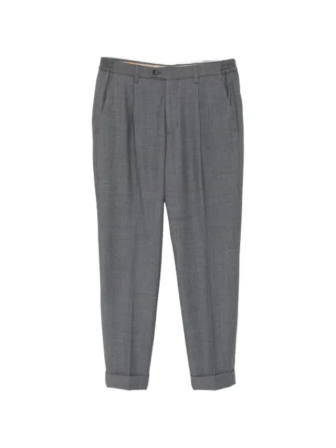 Alpha Industries pleated-front cuffed trousers Grey HIND94W2230AMALFI