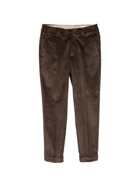 Alpha Industries pleated corduroy trousers Brown HIND94V1003AMALFI