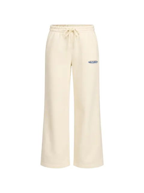 New Balance logo-print track pants White WP53903LIN