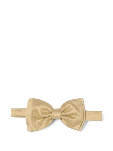 Lardini textured silk bow tie Gold PAPAP13PAE66309250