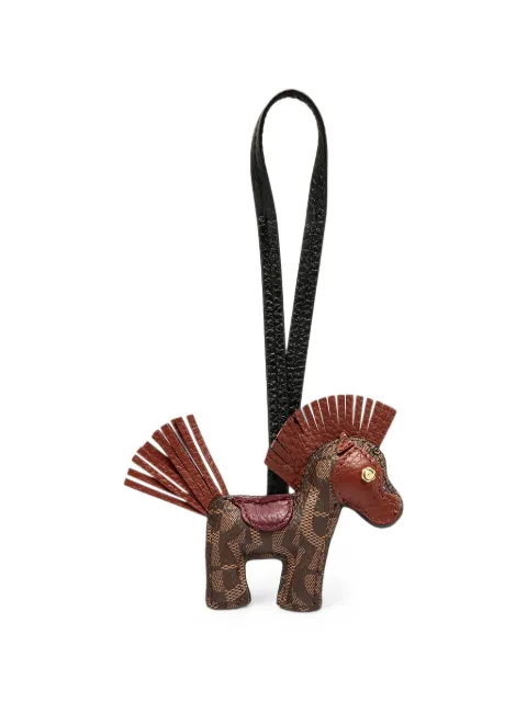 AIGNER horse-motif bag charm Black 160149