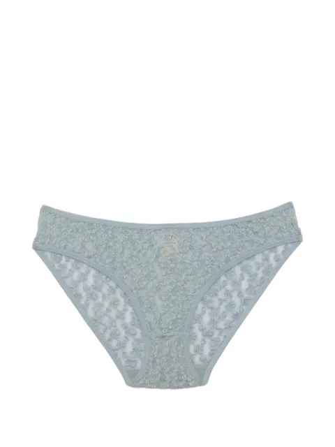 Baserange Musial lace-textured briefs Blue UNMULAAW26