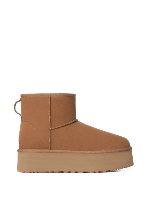 UGG Classic Mini platform ankle boots Brown 1134991