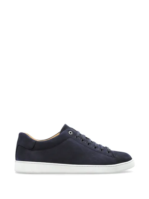 Brioni low-top suede sneakers Blue QHM70LOE728