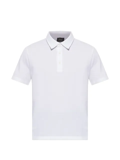 Brioni short-sleeve polo shirt White UJWA0LPA627